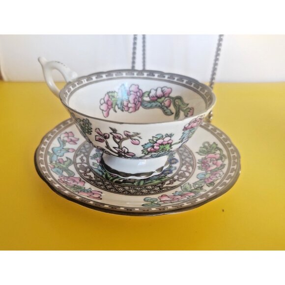 Coalport Indian Tree Tea Cup & Saucer Set 1950's - Picture 4 of 12